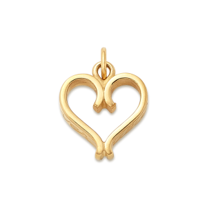 Forever and Always Heart Charm