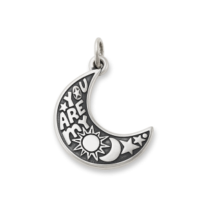 You are My Sun. Moon & Stars Charm