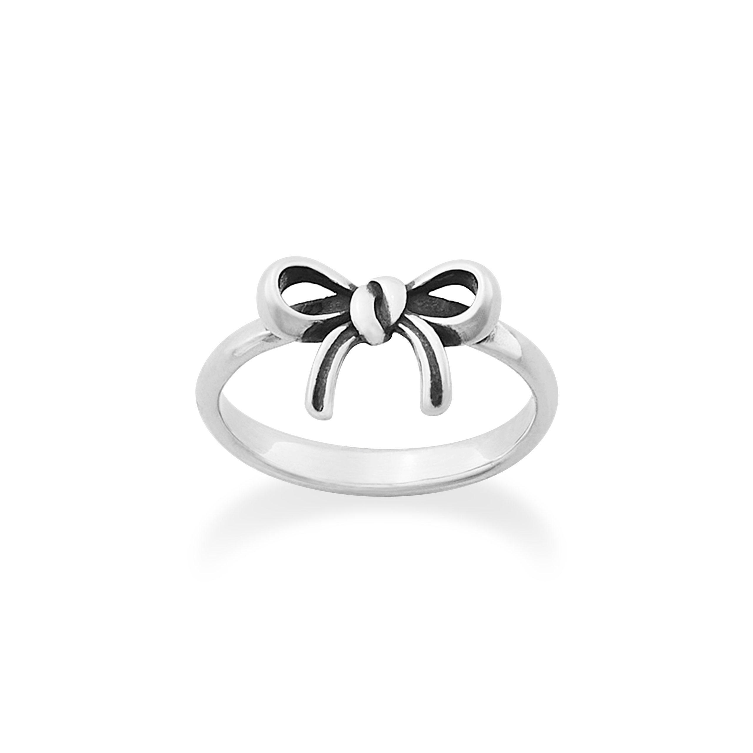 Delicate Bow Sterling Silver Ring - Image 2